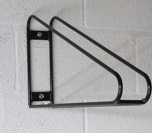 Ocelový vertikální úložný stojan na stěnu trojúhelníkový držák na kolo