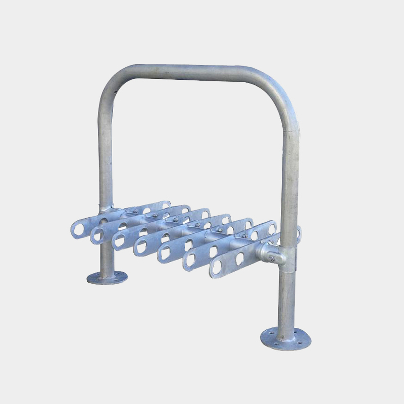 Sliver Galvanized Customized Schools Scooter Stand Rack for Outdoor