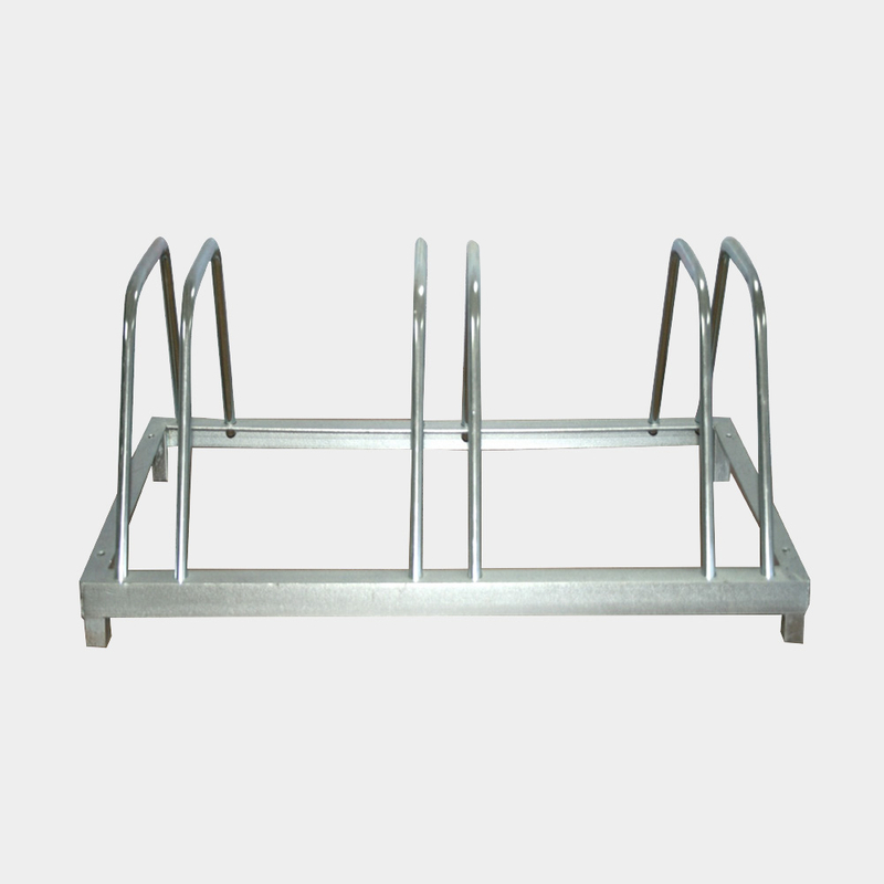 Nový design třípatrového parkovacího stojanu na kola proti krádeži Sliver